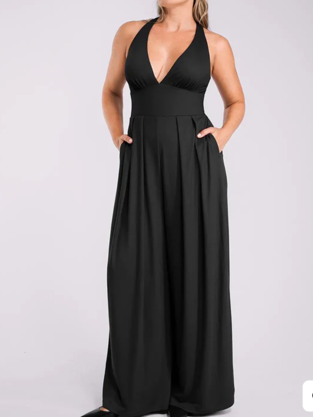 AirSlim® Deep Plunge Built-In Shaping Jumpsuit